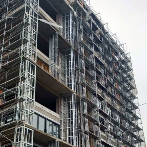 Toplo cinkovana čelična podkonstrukcija za ventilirajuću fasadu